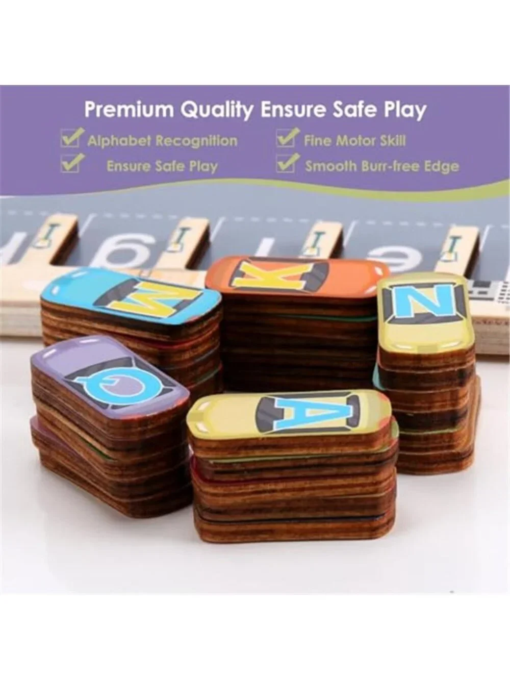 Magnetic Alphabet Maze Letter Puzzle for Fun Learning Montessori Educational Toy
